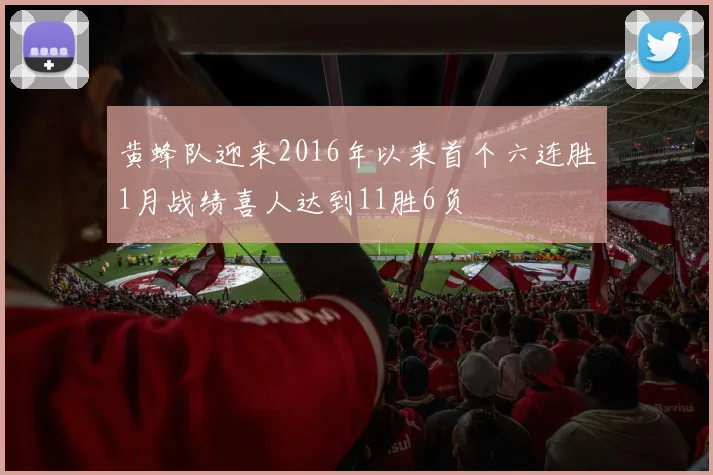 黄蜂队迎来2016年以来首个六连胜1月战绩喜人达到11胜6负