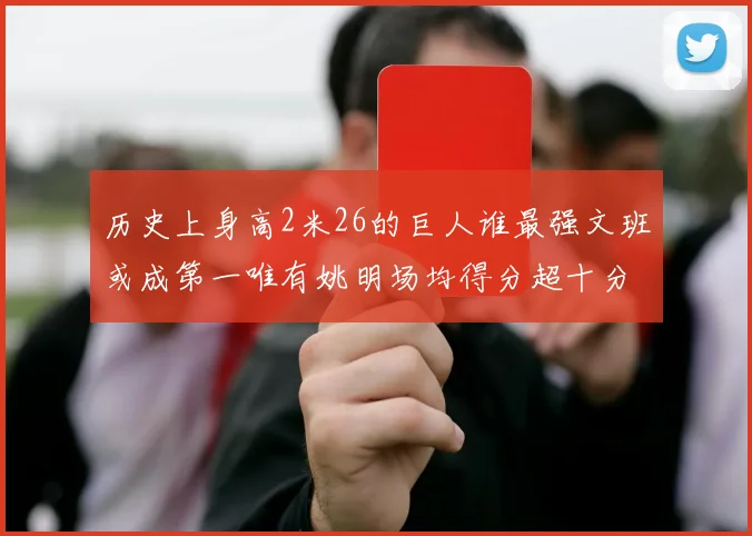 历史上身高2米26的巨人谁最强文班或成第一唯有姚明场均得分超十分